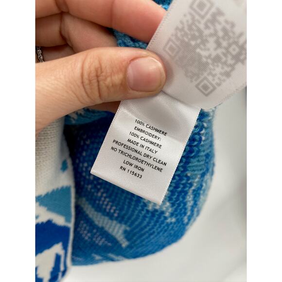 Gabriela Hearst Ines Cashmere Crew Neck Aspen Pullover Sweater Size L NWT - Picture 8 of 9